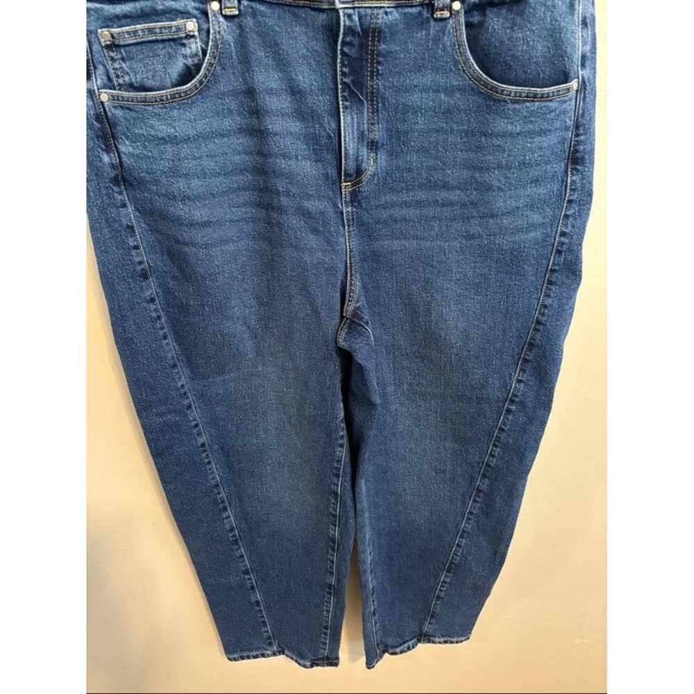 Talbots relaxed barrel jeans size 14